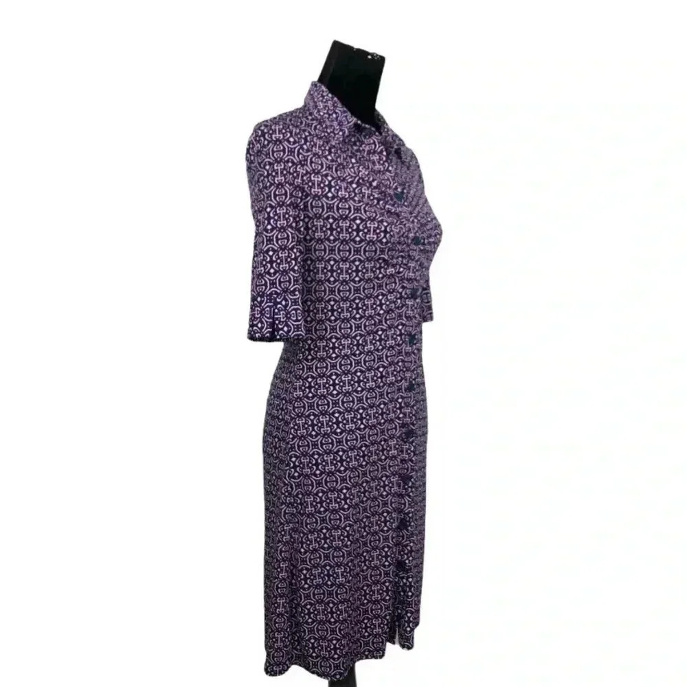 Laundry by Shelli Segal print wrap dress - Picture 3 of 7